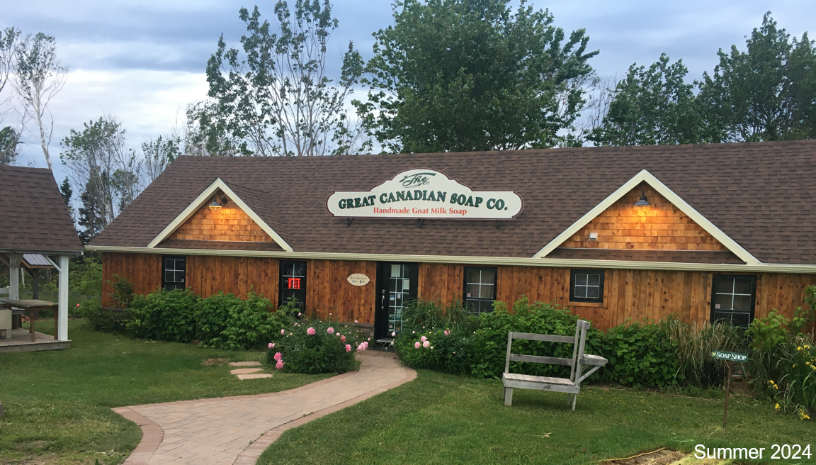 The Great Canadian Soap Co. retail farm store in Brackley Beach, Prince Edward Island